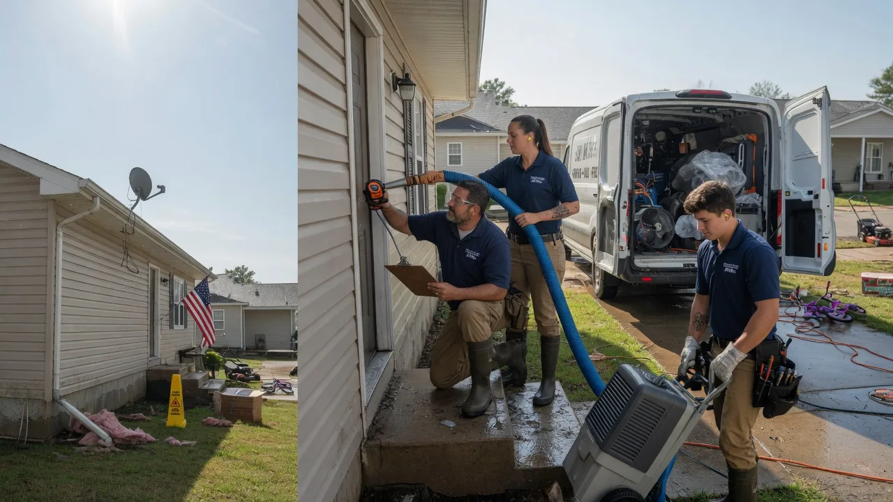 Ceiling Water Damage Restoration in Alledonia, OH near me